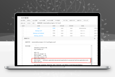 wdlinux面板nginx启用gzip后js未压缩解决方案 -静鱼客栈缩略图