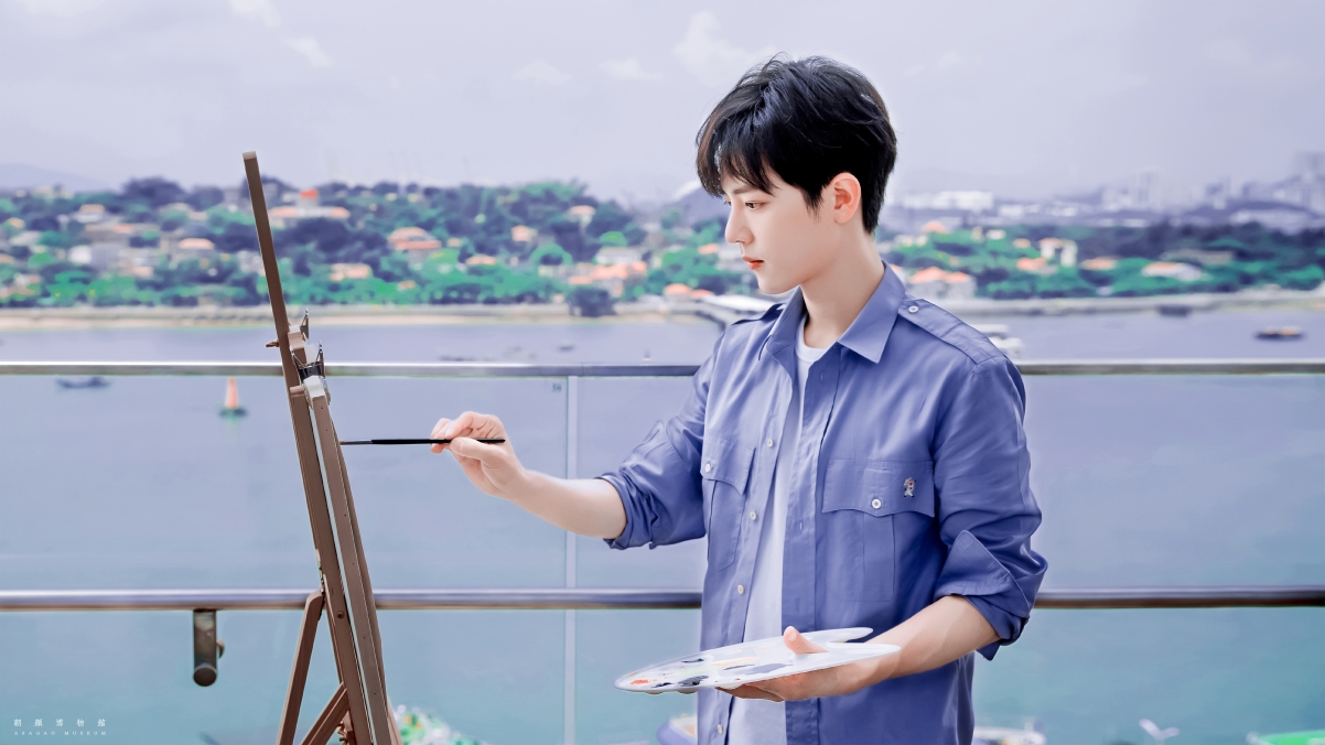 如果你被幸运之神遗忘，请不要悲伤，相信阳光总会有一天会照耀在你的身上。4K明星壁纸-静鱼客栈缩略图