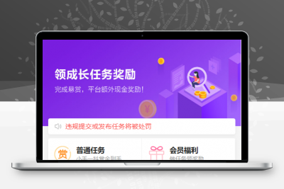 最新任务悬赏网赚系统源码_功能齐全_全新UI设计+悬赏任务程序可直接搭建运营 -静鱼客栈缩略图
