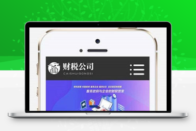 高端大气财务会计代理记账财税公司网站源码 织梦dedecms模板 带手机版缩略图