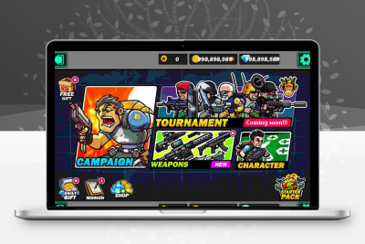 安卓铁架士兵2D移动射击游戏缩略图