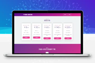 机器人综合引流 PHP 单页源码缩略图