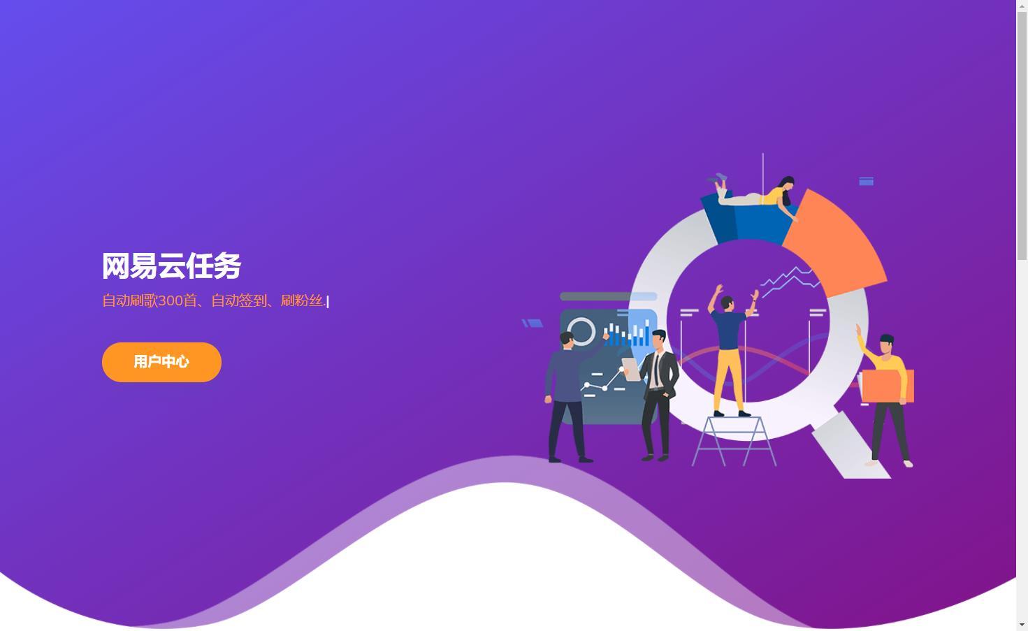 网易云音乐代挂每天签到听歌300首音乐源码 -静鱼客栈缩略图