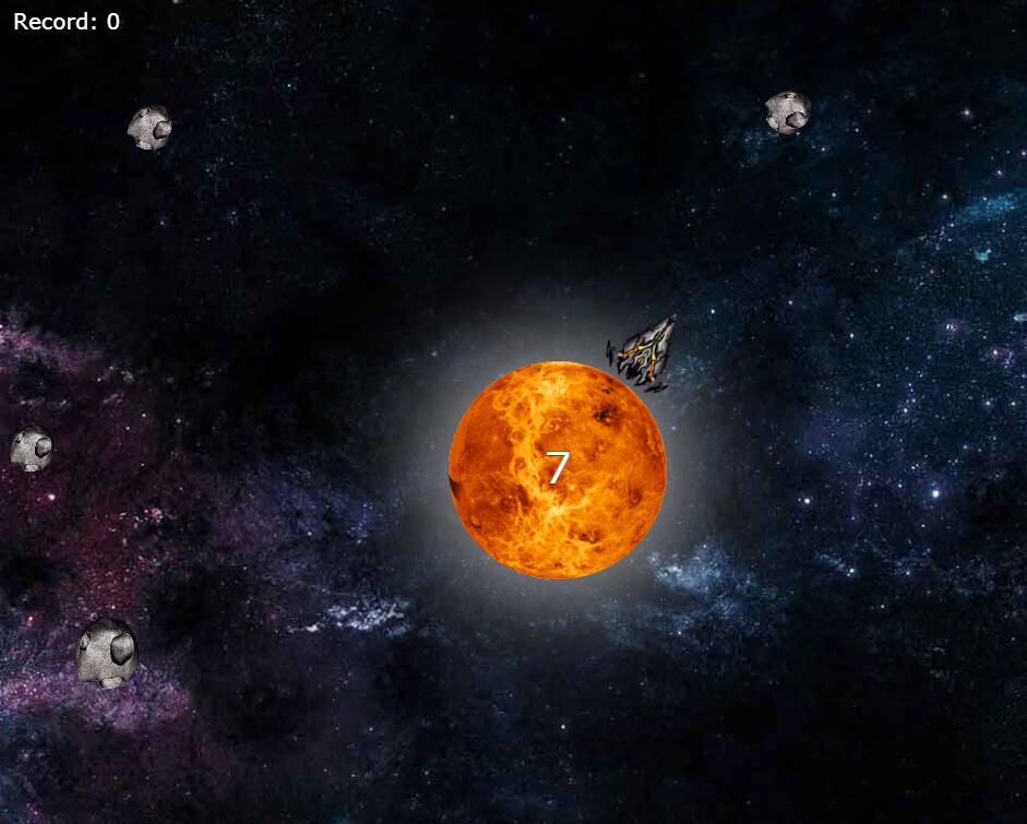 好玩的网页小游戏源码《星球防御战射击》-静鱼客栈缩略图