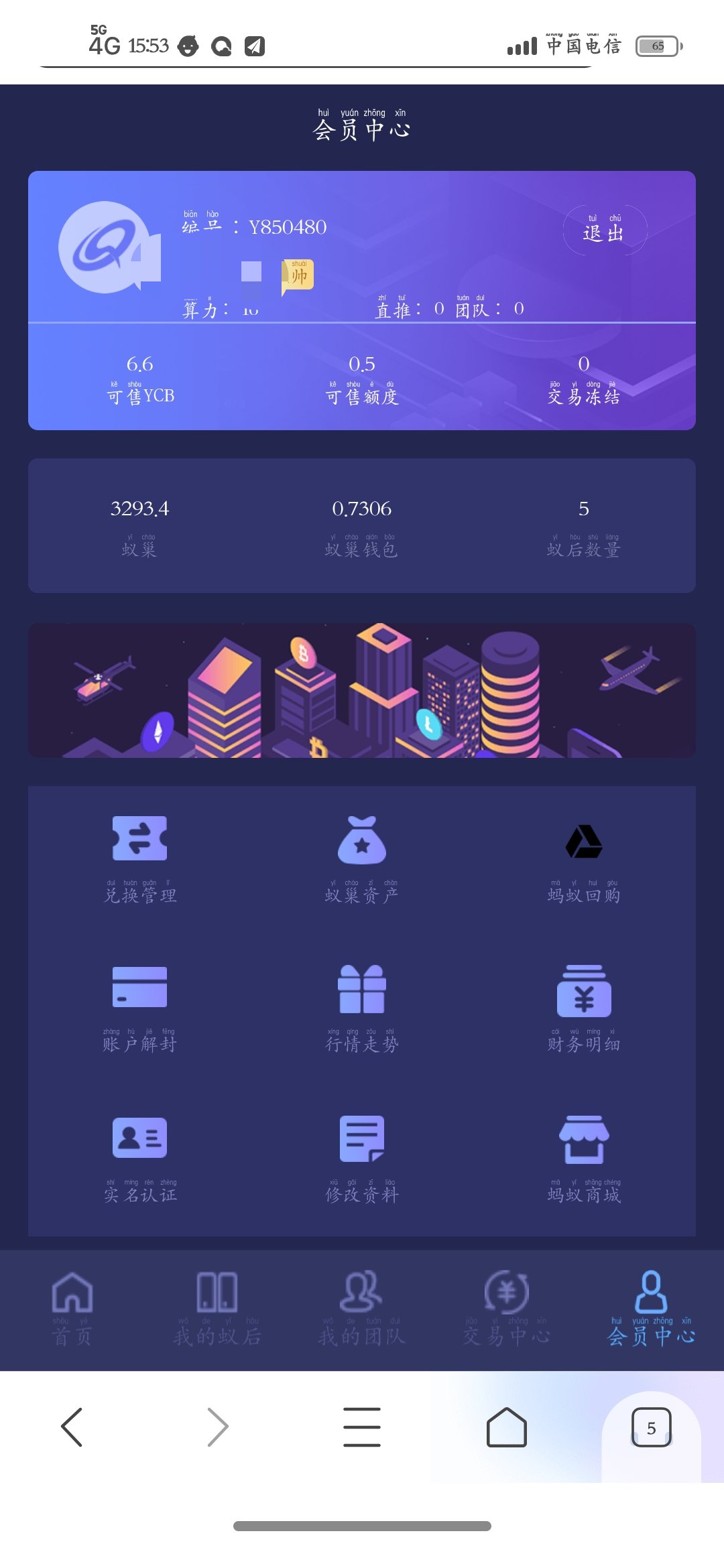 疯狂蚂蚁挖矿区块链模式资金盘Thinkphp系统源码 -静鱼客栈缩略图