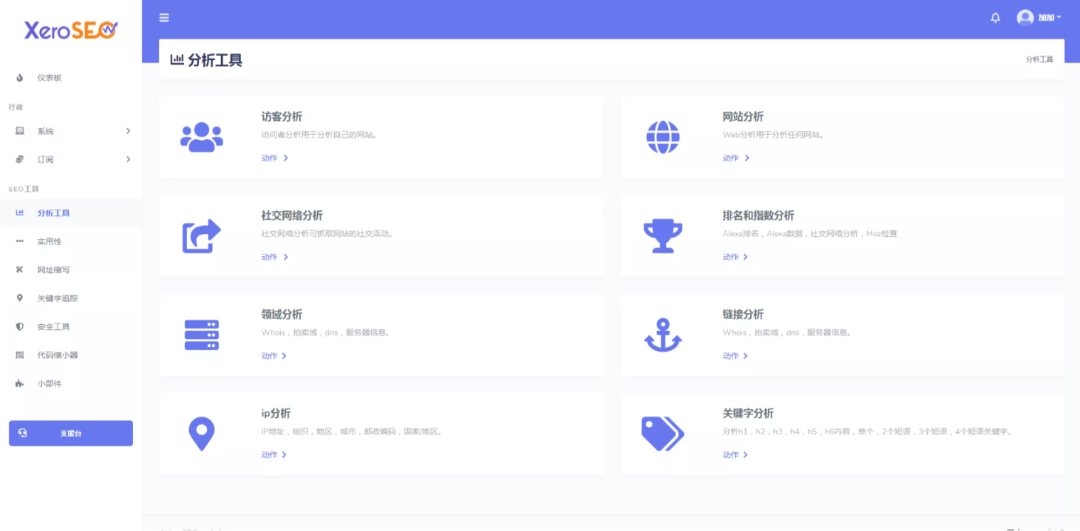 最完善的网站访客分析和SEO工具XeroSEO v6.1.7网站程序系统源码缩略图