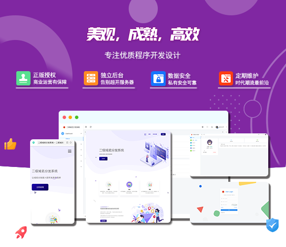 2024新守约者二级域名分发系统网站源码插图 2024新守约者二级域名分发系统网站源码